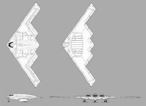 B-2 3-view