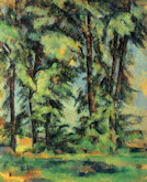 Large Trees at Jas de Bouffan - Paul Cezanne