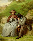 Lovers - William Powell Frith